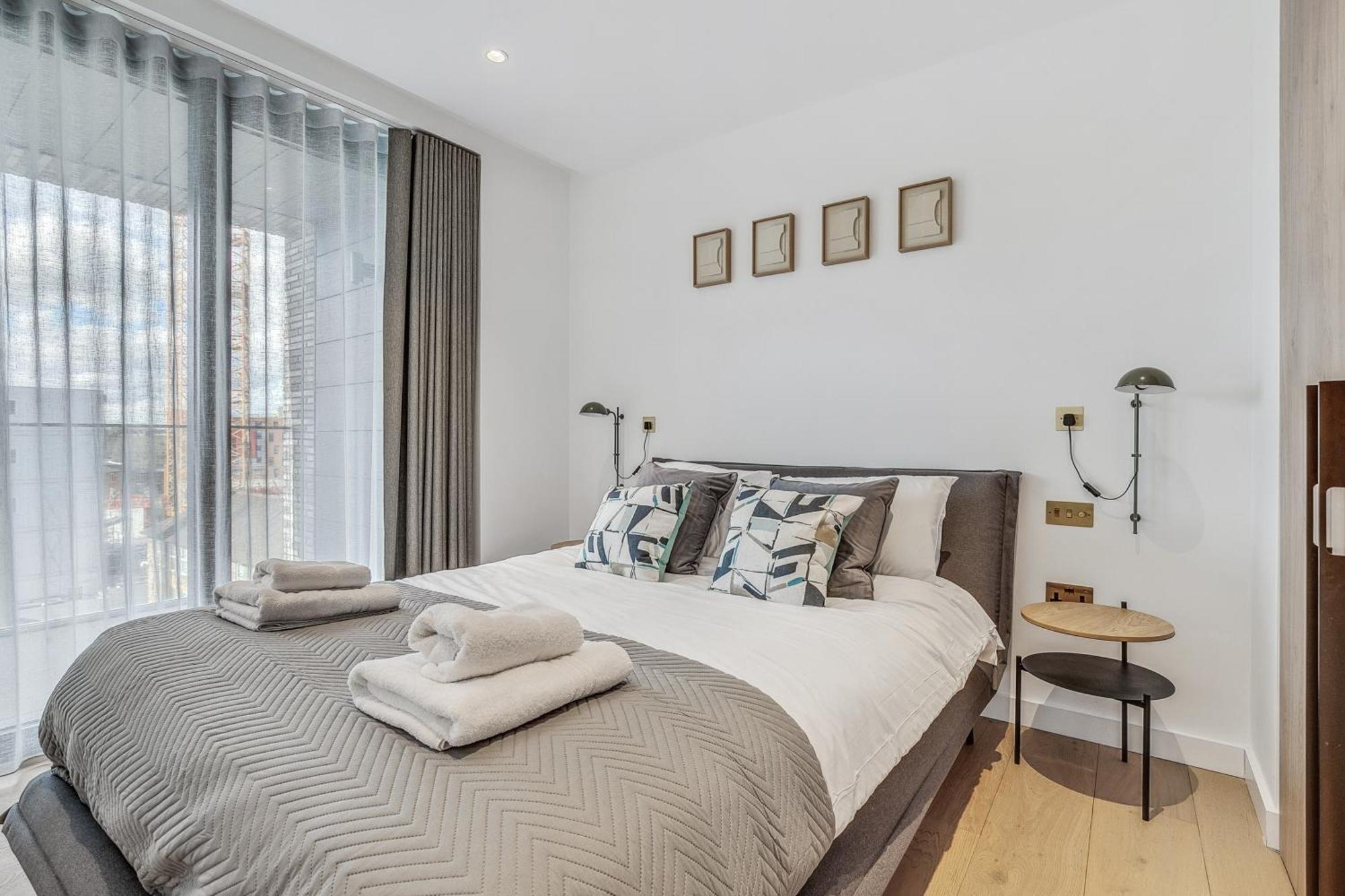 Modern King'S Cross Apartments لندن الغرفة الصورة