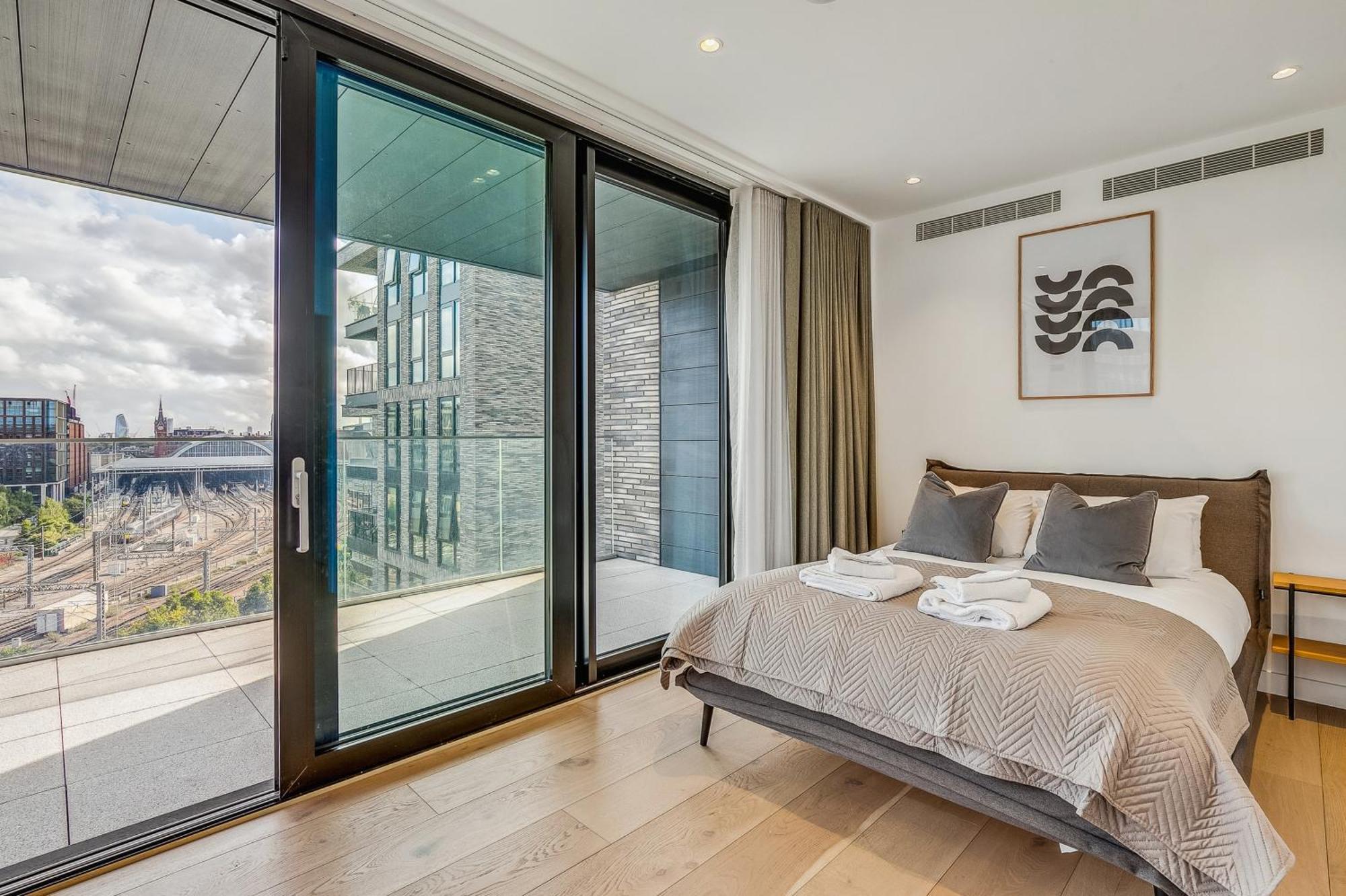 Modern King'S Cross Apartments لندن الغرفة الصورة